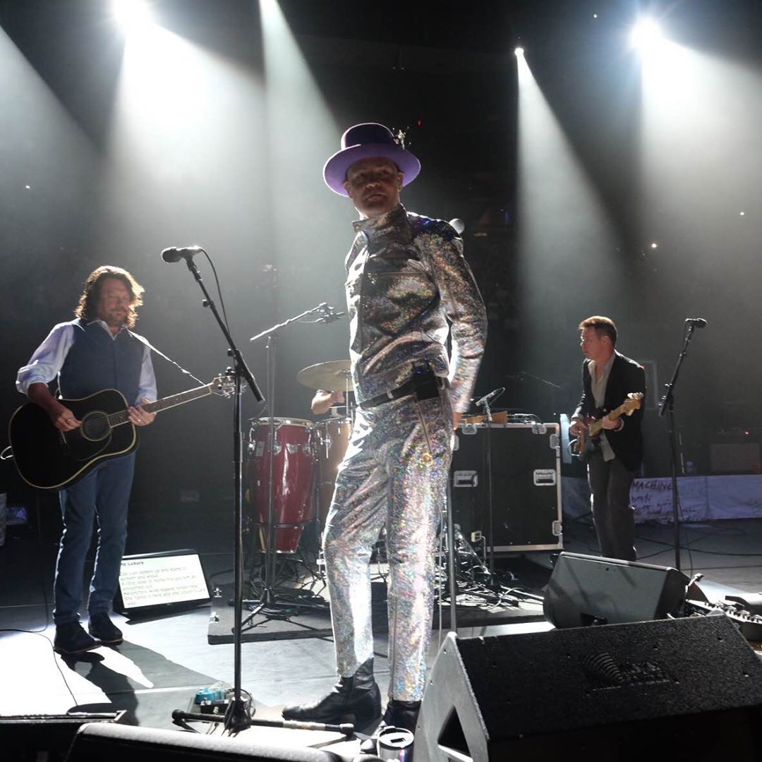 The Tragecally Hip on stage