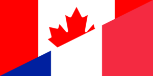French Canadian Flag