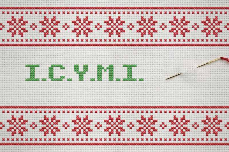 In case you missed it