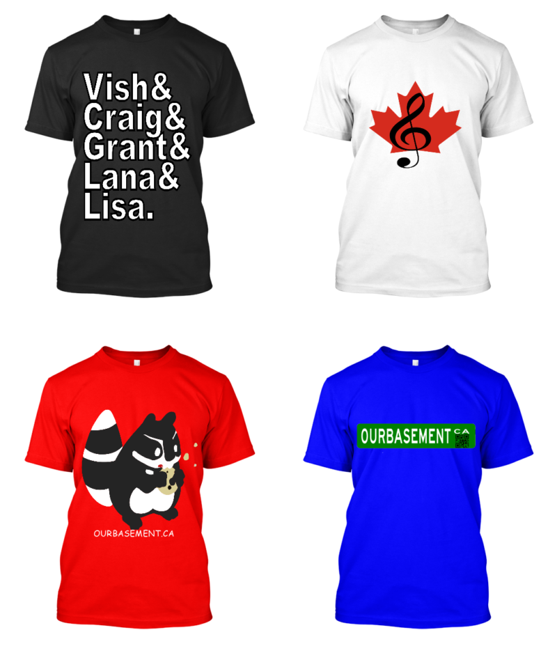 4 t-shirt designs