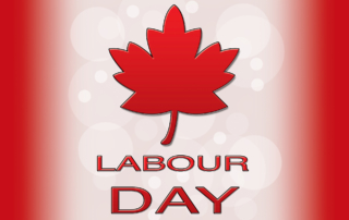 Labour Day Canadian flag
