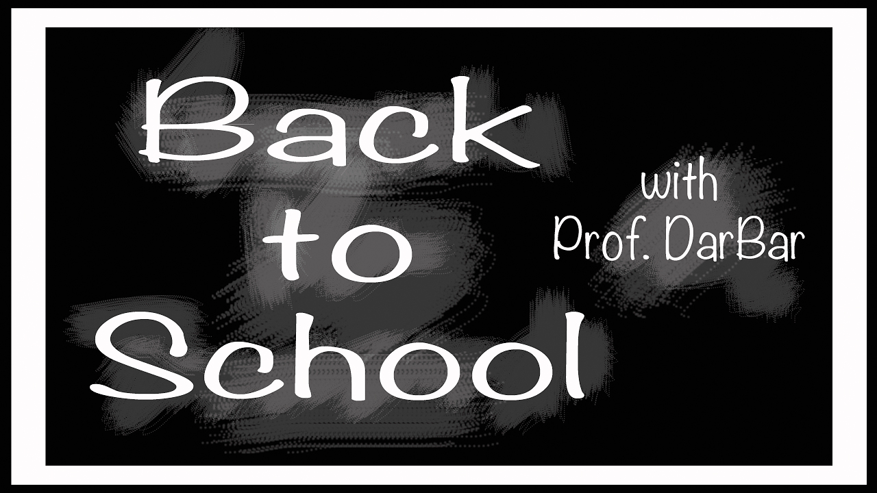 Back to School written on a chalkboard