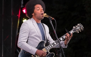 Alex Cuba performing at the Burlington Sound of Music Festival