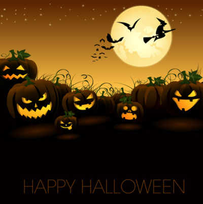 Halloween scene
