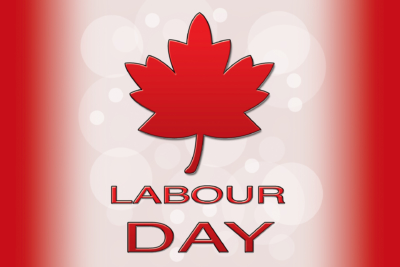 Labour Day Canadian flag